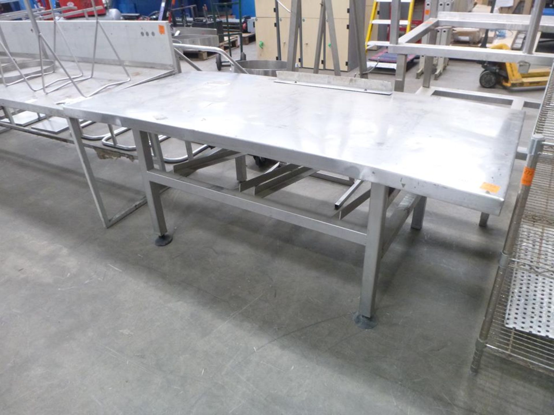 * Rectangular Stainless Steel Table 1900mm x 900mm