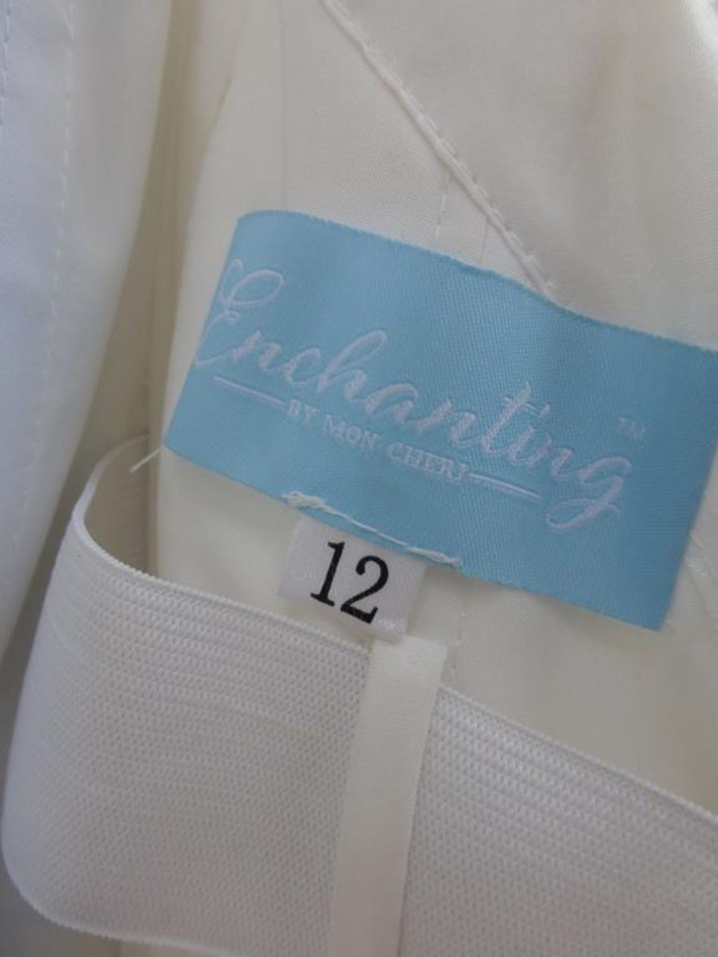 * Enchanting by Mon Cheri Wedding Dress UK Size 14 (RRP £1300) - Image 4 of 4