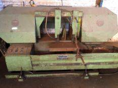 * FENDO 500SA BANDSAW. Please note this lot is located in Barton upon Humber. To arrange an