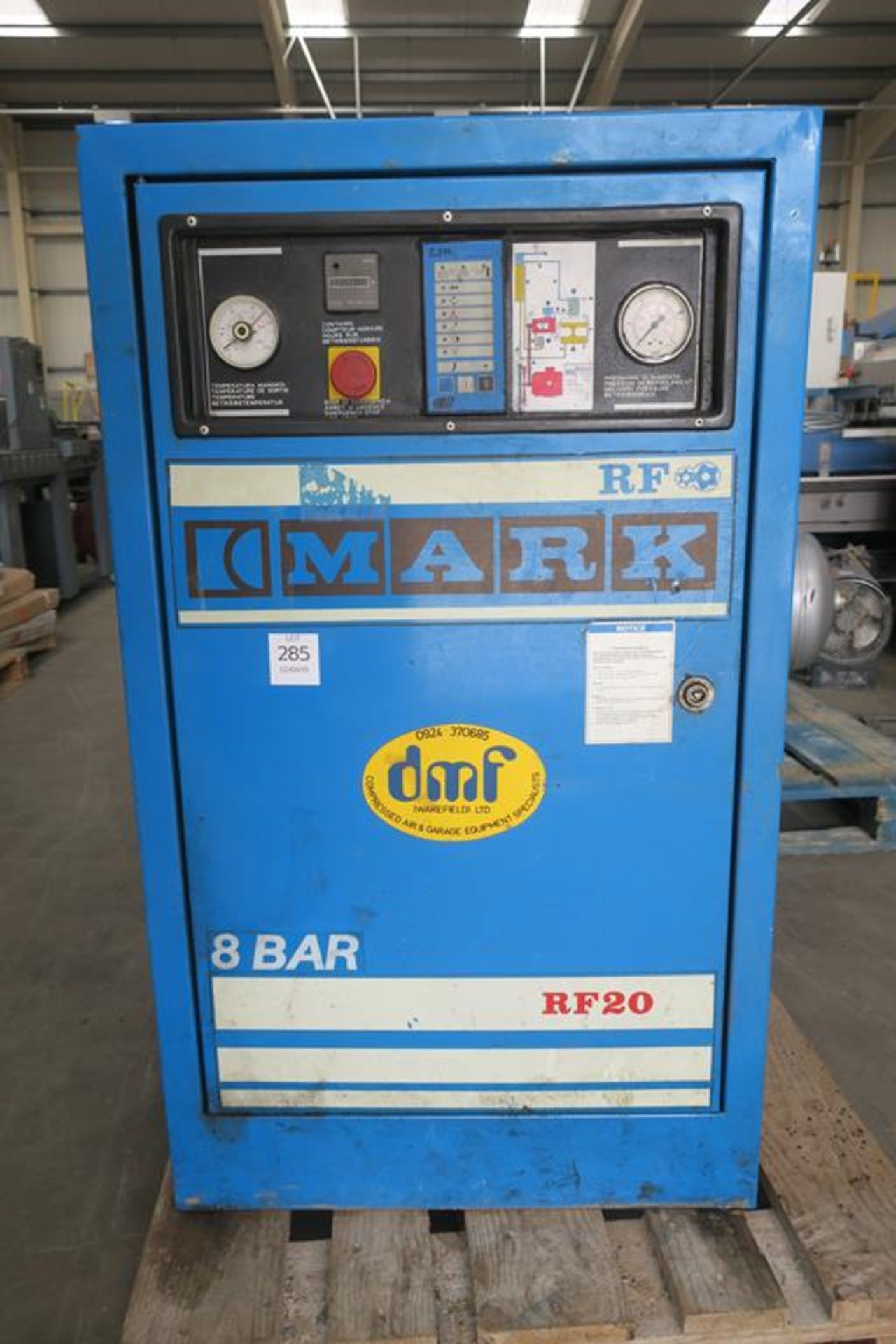 * A Mark RF20 8 Bar Package Compressor.