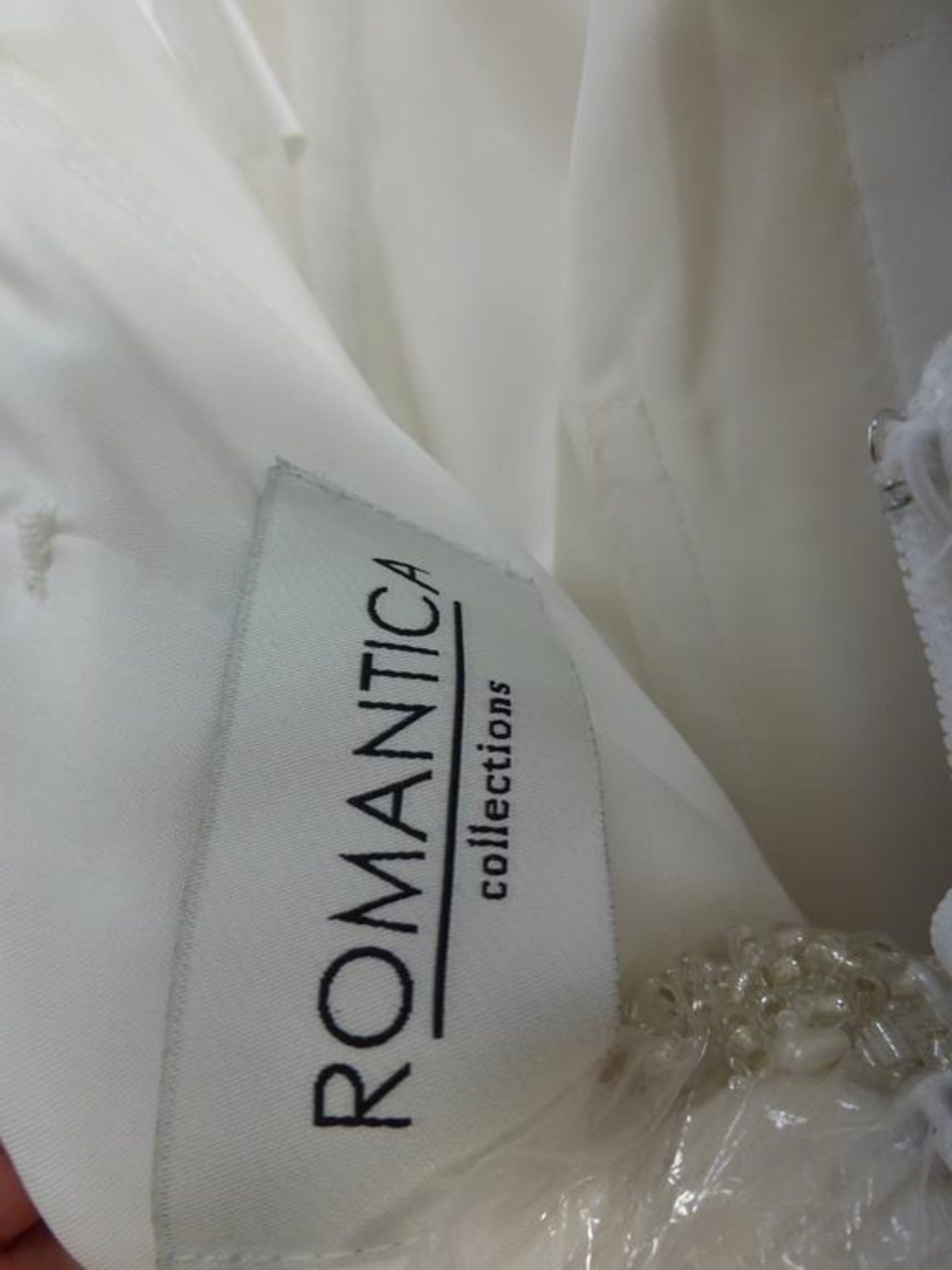 * Romantica Collections Wedding Dress UK Size 12 (RRP £860) - Image 4 of 4