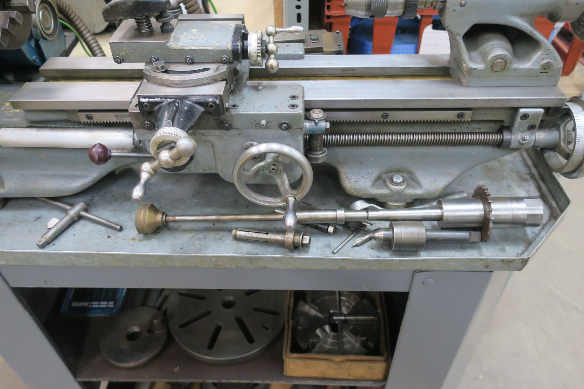 A Myford ML7 Lathe and Tooling 240V. Please note there is a £5 plus VAT lift out fee on this lot - Image 8 of 11