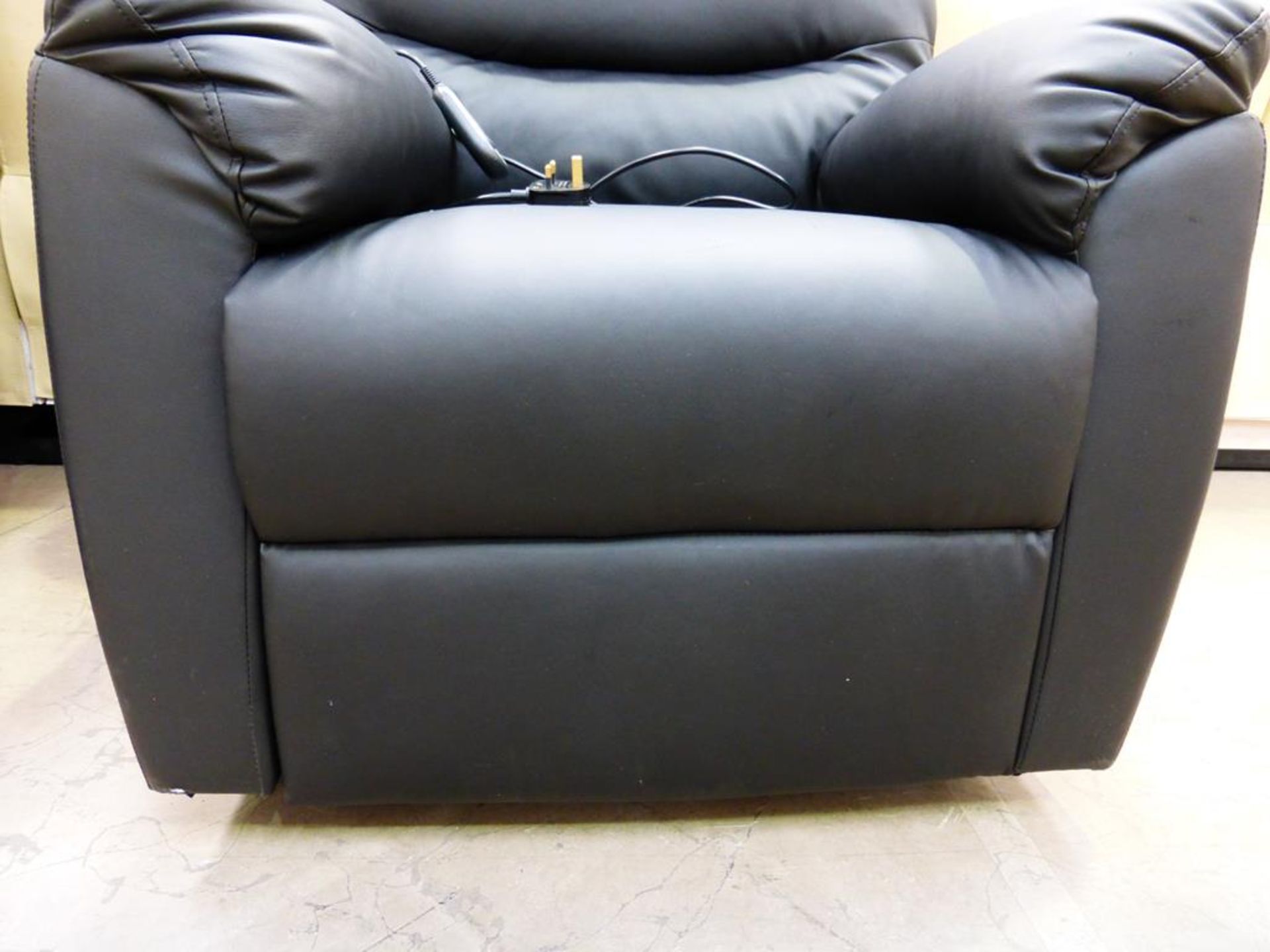 Birlea Regency Rise and Fall Recline Faux Leather Chair with a motorised tilt feature for easy - Image 5 of 7
