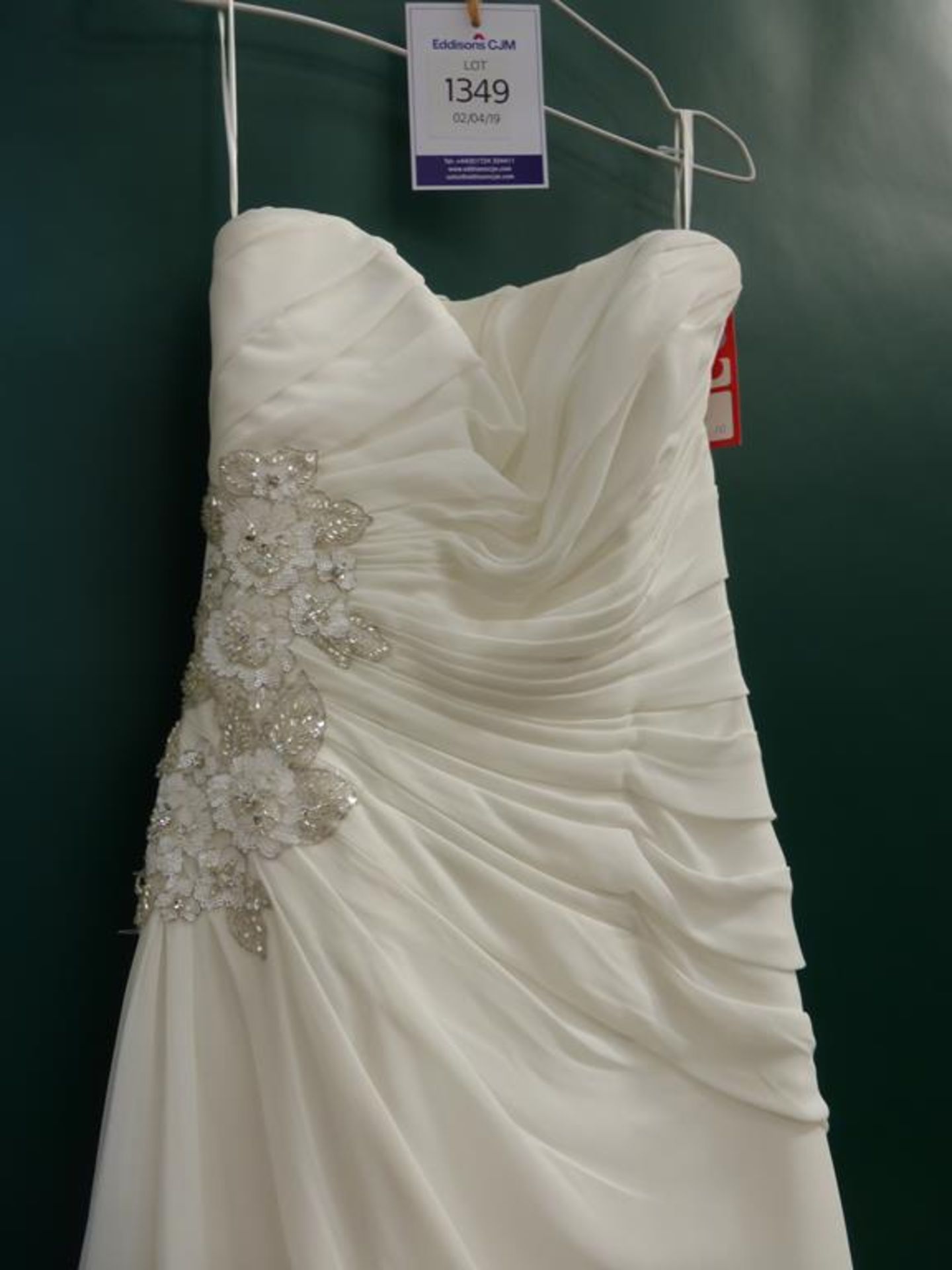 * Romantica Collections Wedding Dress UK Size 10 (RRP £890) - Image 2 of 4