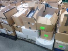 * A pallet of various Workwear to include Clean Room Boot Covers, Pull Over Workshirts, Overcoats