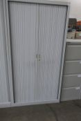 * 1 x Tambour Fronted Cabinet (no key). Please note there is a £5 plus VAT lift out fee on this lot