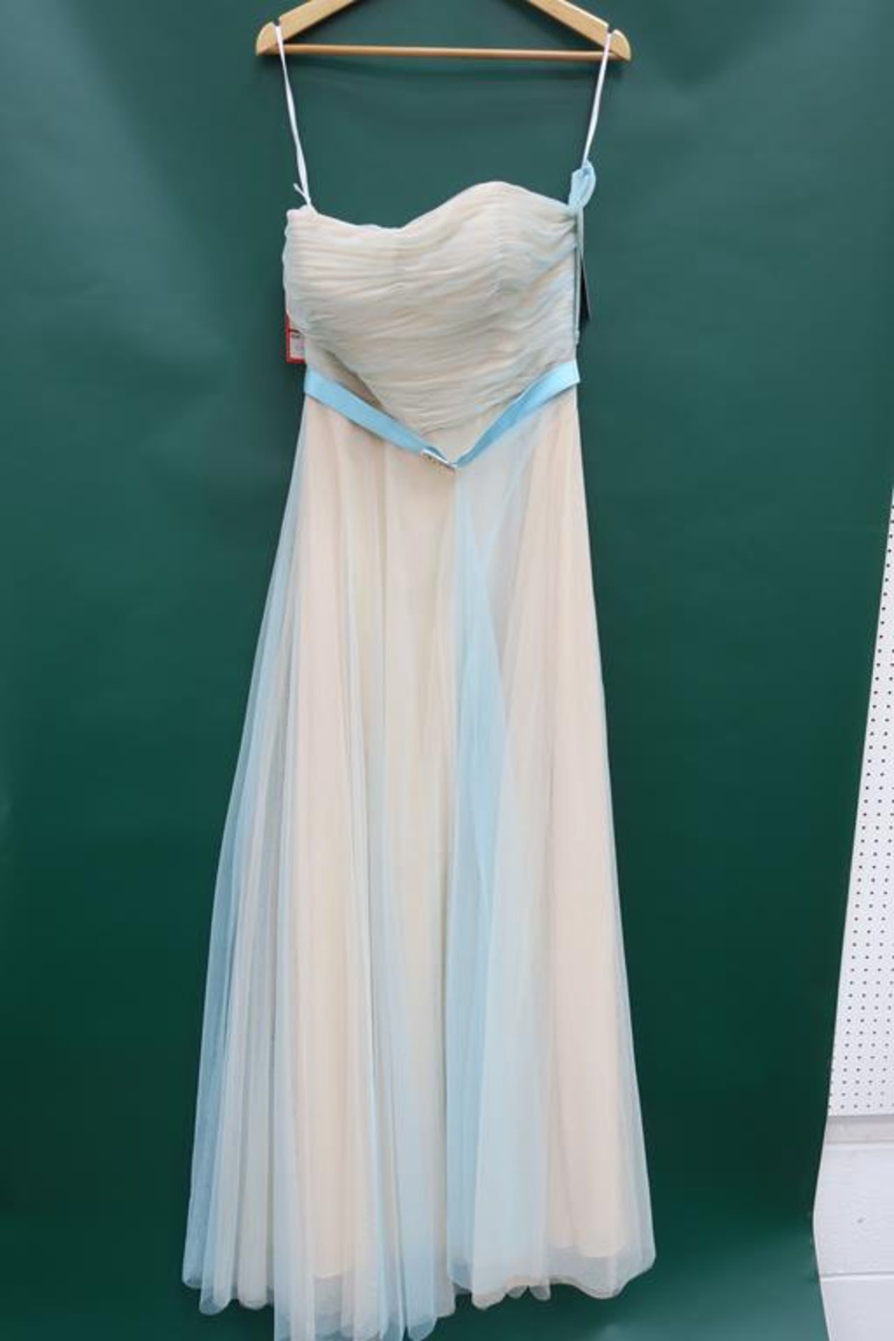 * Four Ladies Formal Wear Dresses labelled as size 10 and branded Christina Wu and Romantica. Styles