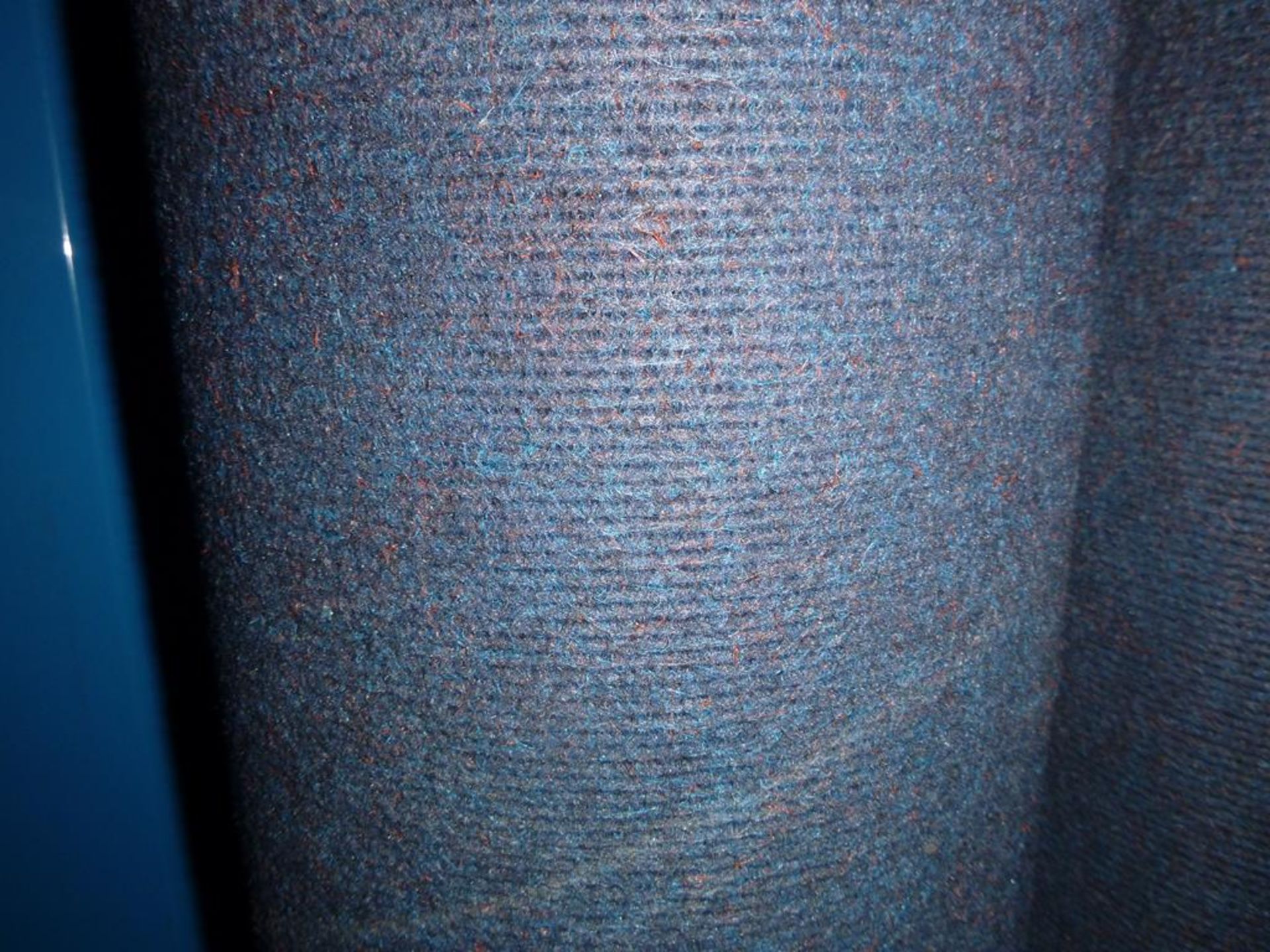 A Blue Ribbed Industrial Carpet - Image 2 of 2