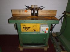 * Wilson Spindle Moulder