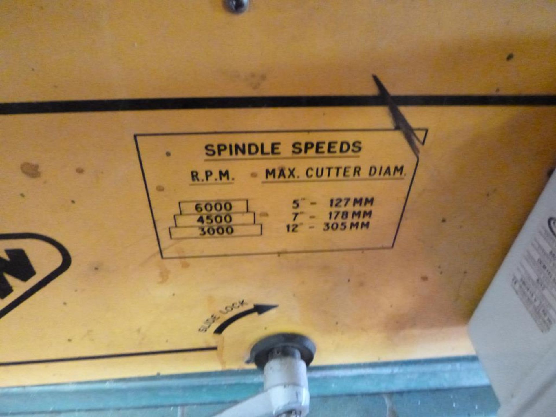 * Wilson Spindle Moulder - Image 8 of 8