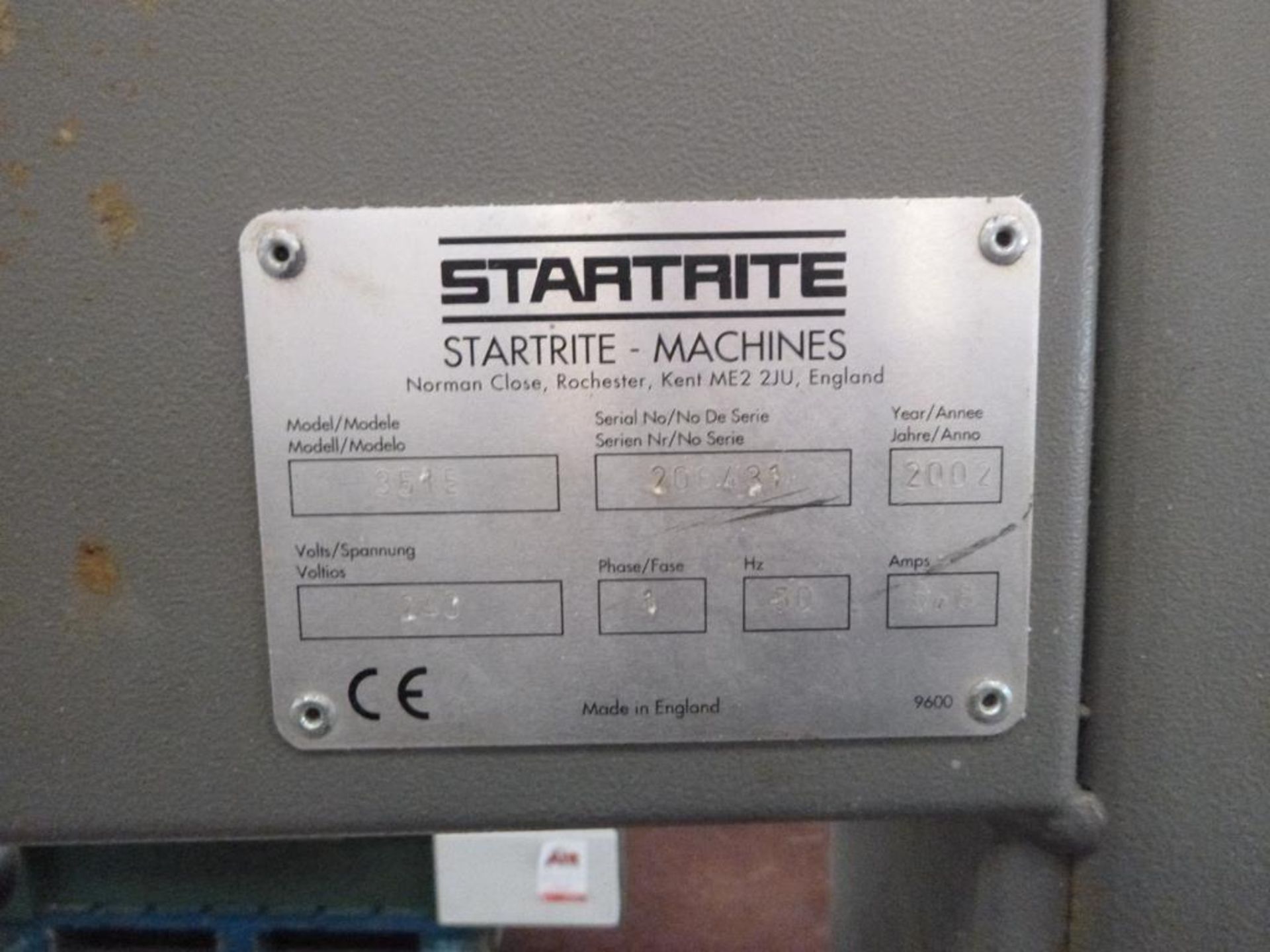 * Startrite 351E Vertical Bandsaw - Image 5 of 6