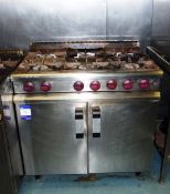 Moor Wood Masterchef 6 burner double door oven gas