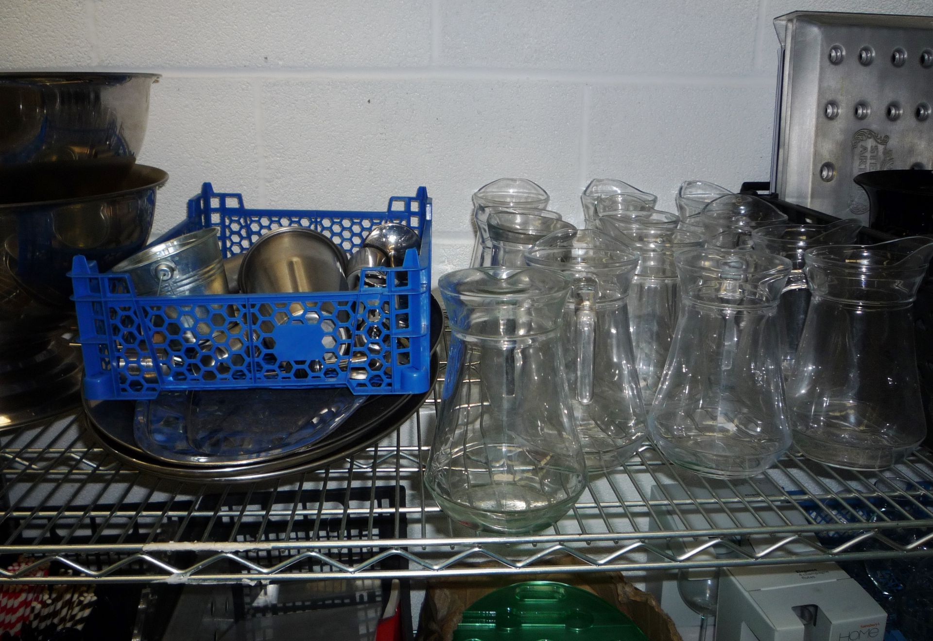 Various stainless steel ware, champagne buckets/tr - Image 2 of 3