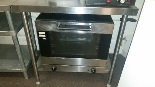 Stainless steel table top oven – viewing at Source