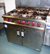 Moor Wood Vulcan 6 burner double door oven gas coo