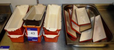 Enamelled terrine dishes – viewing at Unit 9, Bath