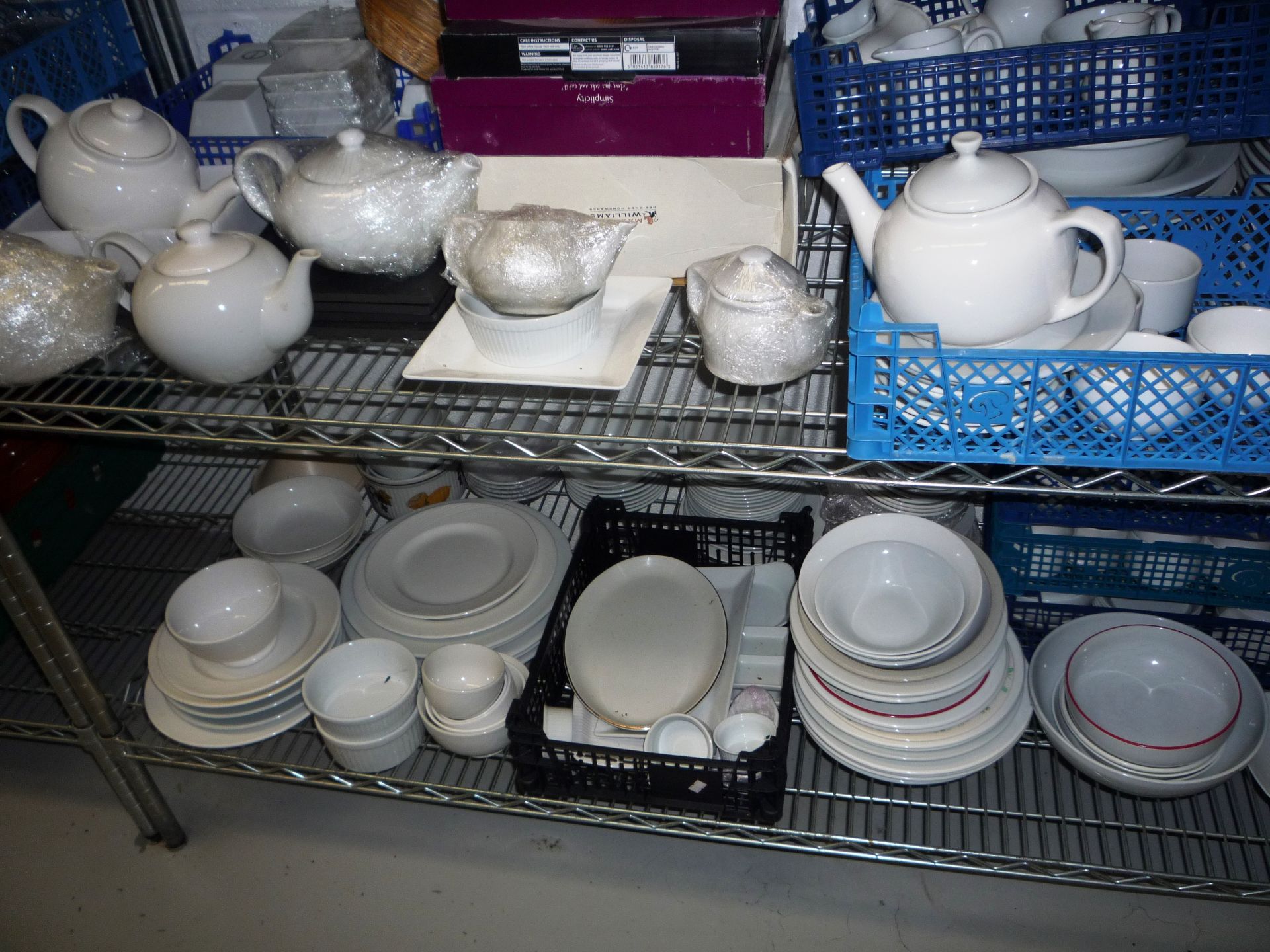 Quantity of crockery, tea pots, glass sundae dishe - Image 4 of 4