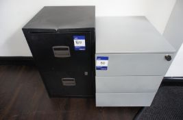 * Various 2 and 3 Drawer Metal Filing Cabinets. This lot is located in the Conservatory