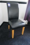 * Faux Leather High Back Chair. This lot is located in Room 302. Buyer's must bring sufficient