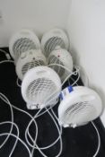 * 6 Assorted Fan Heaters