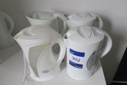 * 4 x Assorted Kettles. This lot is located in Room 203.