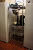 * 2 x Three Tier Wire Kitchen Shelving Units. This lot is located in the Kitchen. Buyers must