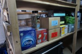 * Qty of Various Tea Bag, Coffee Sachets and Coffee Filters. This lot is located in Room 107