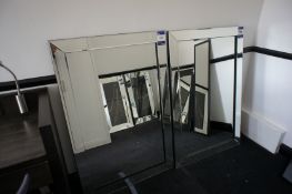 * 2 x Large Rectangular Wall Mirrors. This lot is located in Room 103. Buyers must bring