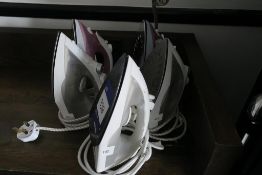* 5 x Assorted Irons. This lot is located in Room 204.