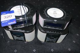 * 2 x Pure Chronos iDock Alarm Clocks and 2 others. This lot is located in Room 205.