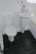 * Contents of Bathroom to include Toilet, Sink Unit, Bath and Shower Screen. This lot is located