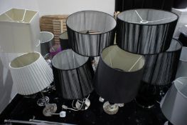 * Large Qty of Table Lamps. This lot is located in Room 100.
