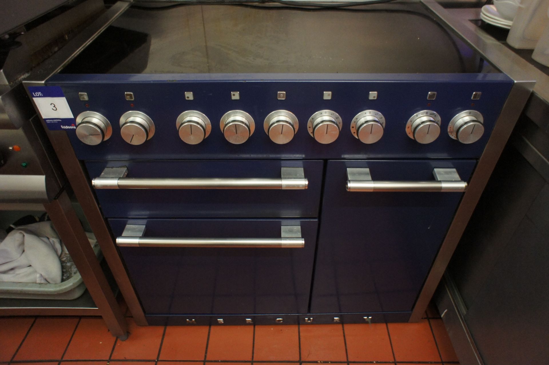 * Mercury Cooking Range Comprising - 3 Ovens, and 5 Induction Hobs. YOM: Not Known. This lot is - Image 3 of 3