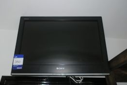 * Sony Bravia 30 Inch TV. This lot is located in Room 413