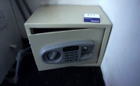 * Small Bedroom/Cupboard Safe with Digital Pad Entry. This lot is located in Room 105. Buyers must