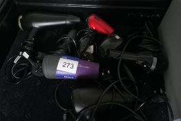* 6 x Assorted Hair Dryers. This lot is located in Room 201