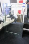* Large Rectangular Wall Mirror. This lot is located in Room 411.