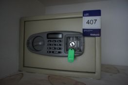 * Small Bedroom/Cupboard Safe with Digital Keyboard Entry. This lot is located in Room 104.