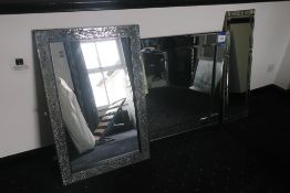 * 3 x Various Wall Mirrors . This lot is located in Room 301
