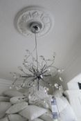 * Ornate Ceiling Pendant Light. This lot is located in Room 412. All wall lights/electrical fittings