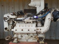 * GM Detroit 6V92 Marine Diesel Engine. A Detroit 6V92 Marine Diesel Engine (ex RNLI).