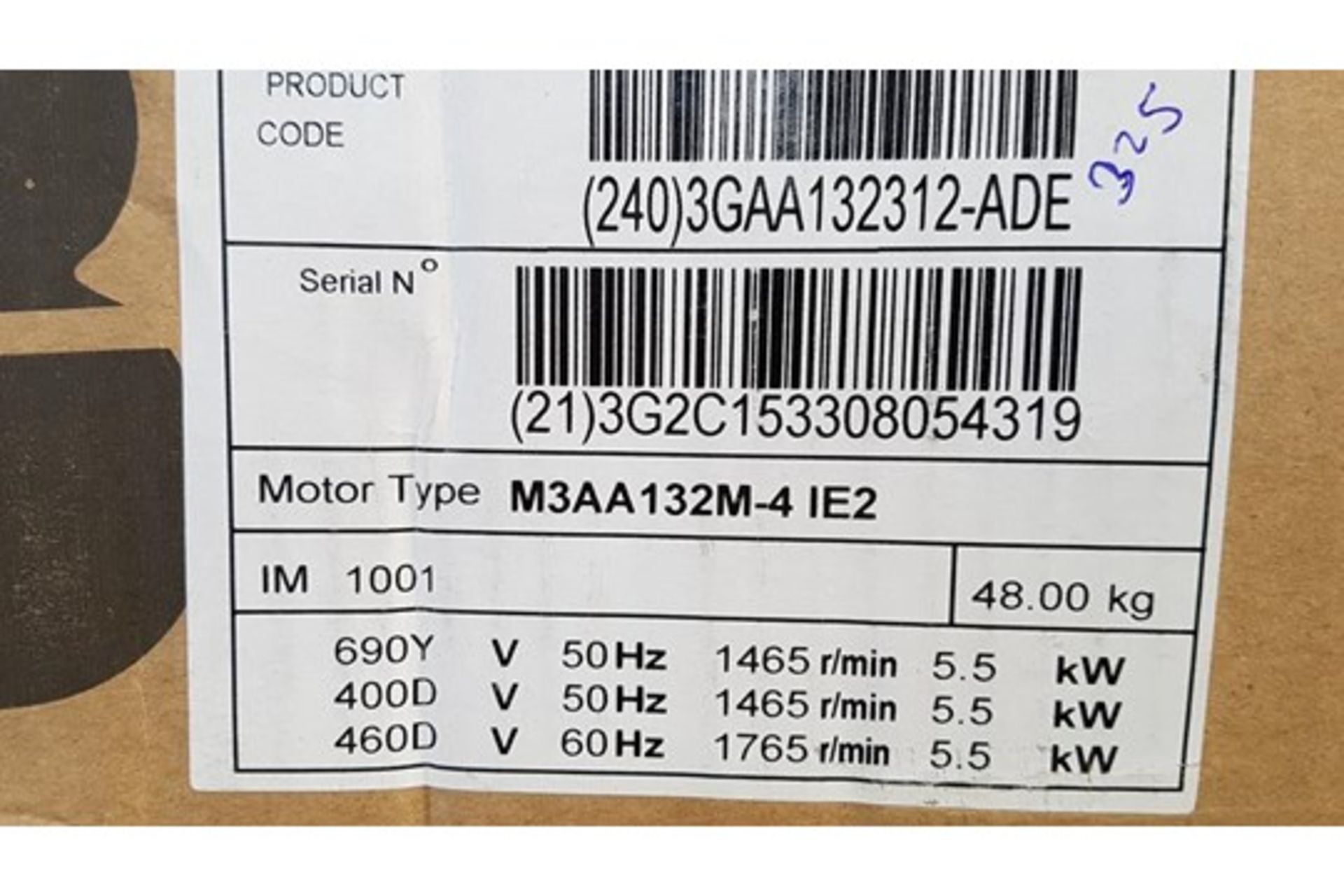 *ABB 5.5kW 3 Phase Electric Motor - Image 5 of 5