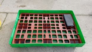 * A Green Plastic Bunded Barrel Stand. Approx. 1240 x 850mm