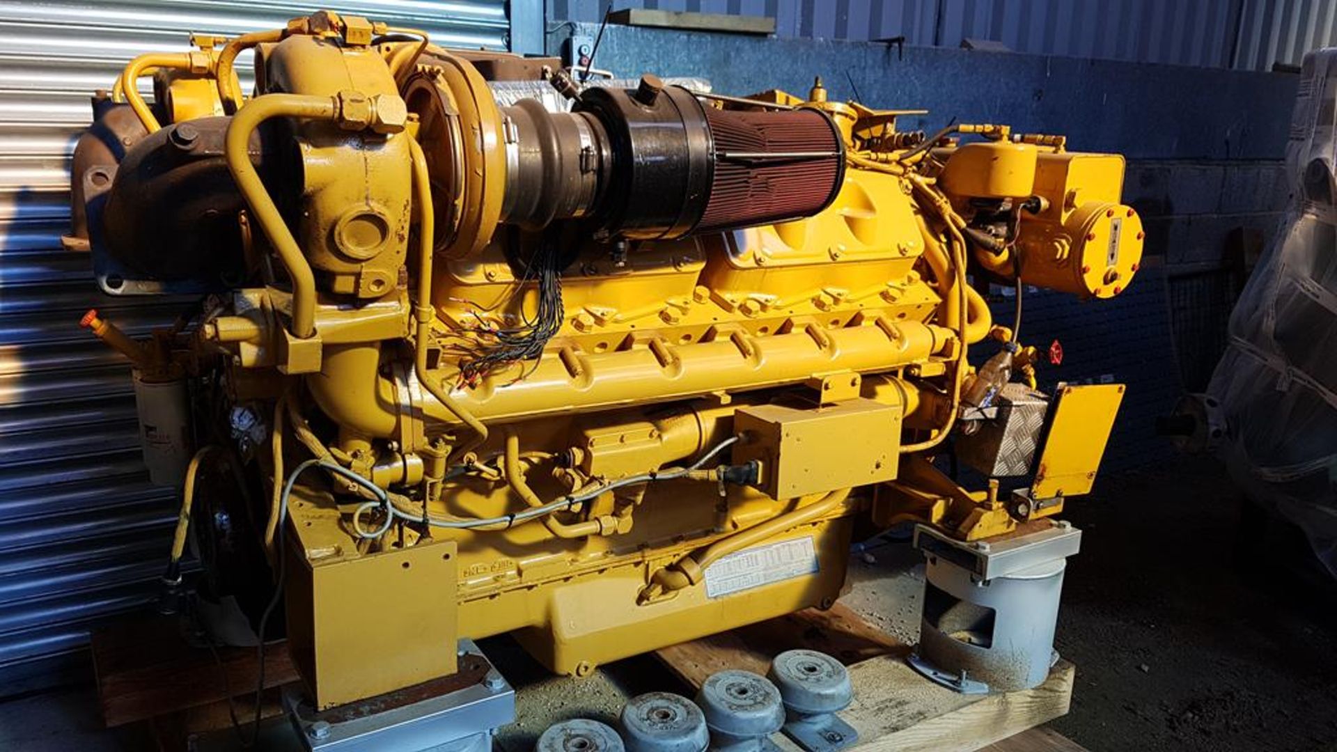 * Caterpillar Type 3412, 1250HP, Marine Diesel Engine