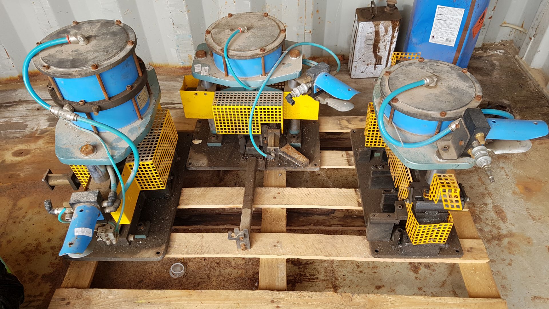 * 3 x Shoham Comar Hydraulic Pressing Tools.