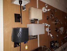 Contents of wall board containing approx.. 23 wall and ceiling lights (RRP. approx. £500)