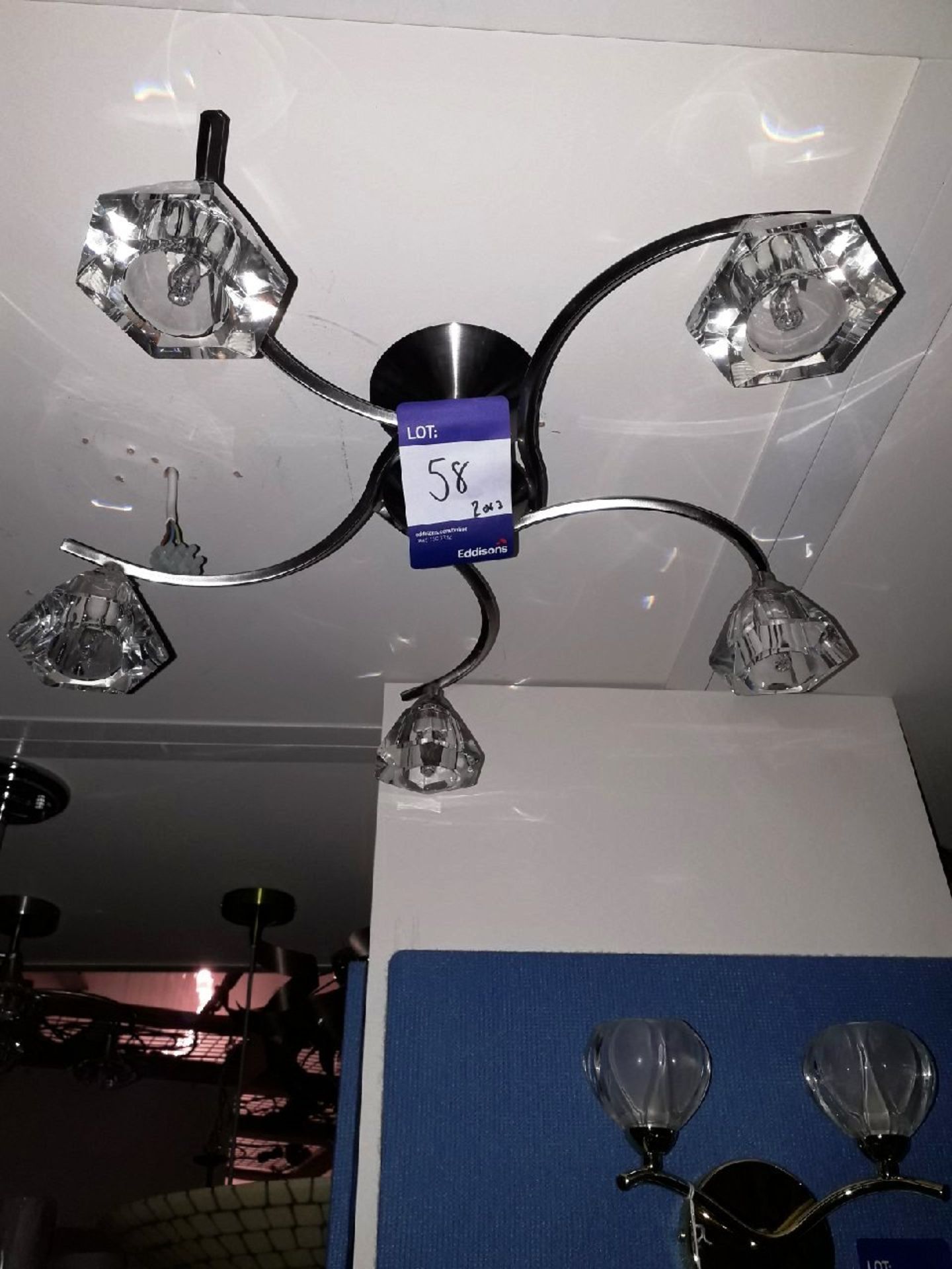 3 x various ceiling mounted lights - Image 2 of 4