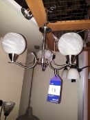 Dar lighting 3 arm ceiling light