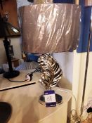 Glebe GLE4232/x Antiqus silver table lamp (RRP. £6