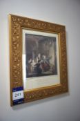 * Gilt Frame Art Work. This lot is located in the Bedroom McMullan